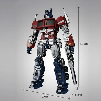 SANDĖLYJE 2700PCS 661 Super Robotas Karo Mecha Klasikinis Gundam Modelis Optimus Mars Fiksuotas Laikiklis Kūrimo Bloką Plytų Kalėdų Žaislai