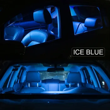 19x Canbus Automobilio LED Šviesos Interjero Paketas Rinkinys 2013-2017 M. Audi Q5 Klaidų Licenciją Plokštelės saulės skydelis durų žemėlapis šviesos