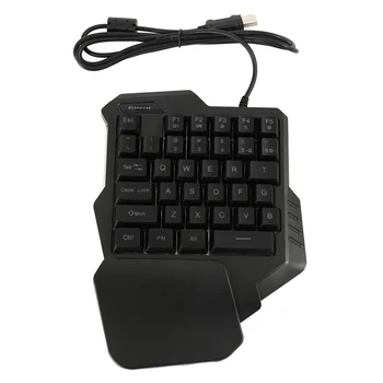 Žaidimas Klaviatūra, Pelė Combo XT60 Spalva Laidinio Backlight Viena Ranka klaviatūrą ir pelę žaidimų klaviatūra PC Gamer