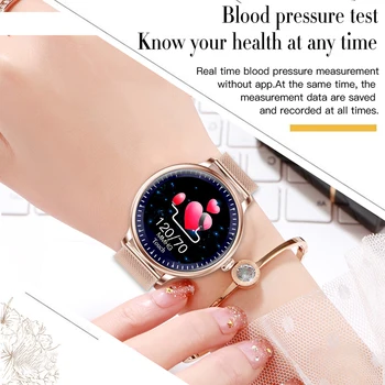 LIGE 2020 Naujas Smart Watch Moterų Fiziologinius Širdies ritmas, kraujospūdžio Stebėsenos 