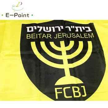 Izraelis Beitar Jerusalem FC Naujai Nuo 1936 m. 3ft*5ft (90*150cm) Dydis Kalėdų Dekoracijas Namų Vėliavos Banner Dovanos