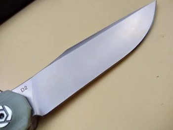 CH CH3505 sulankstomas peilis D2 ašmenys G10 rankena flipper nešiojamų medžioklės kempingas išgyvenimo kišenėje peiliai taktinis virtuvės EDC peilis