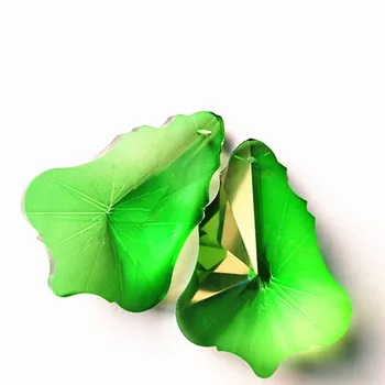 Naujas Atvykimo 12pcs 76mm Žalias Moliūgas Stiklo Kristalų Modernus Apšvietimas, Karolius, Šviestuvai Spektras, Blizgikliai Lempos Kabo Lašo