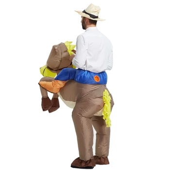 Geriausia parduoti pripučiami kaubojaus kostiumas Važinėti arklių šalis kostiumas helovinas kostiumai suaugusiems vaikams