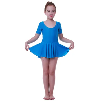 SONGYUEXIA Mergaičių Baleto Šokių Suknelė Vaikiškų Gimnastikos Leotard Sijonas Vaikai Etape Šokių Drabužiai 4 Spalvų Merginos Kostiumas